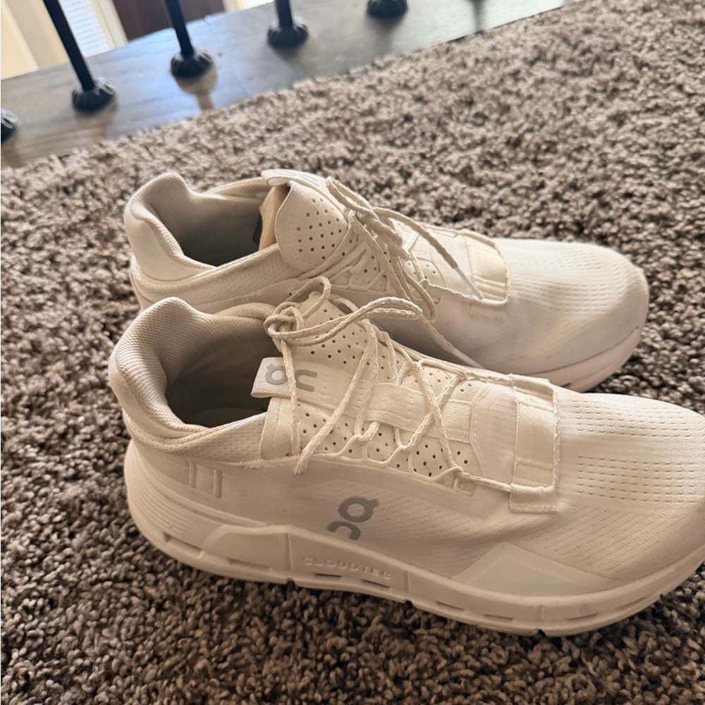 On Cloudnova Women’s Athletic Shoes in Off-White